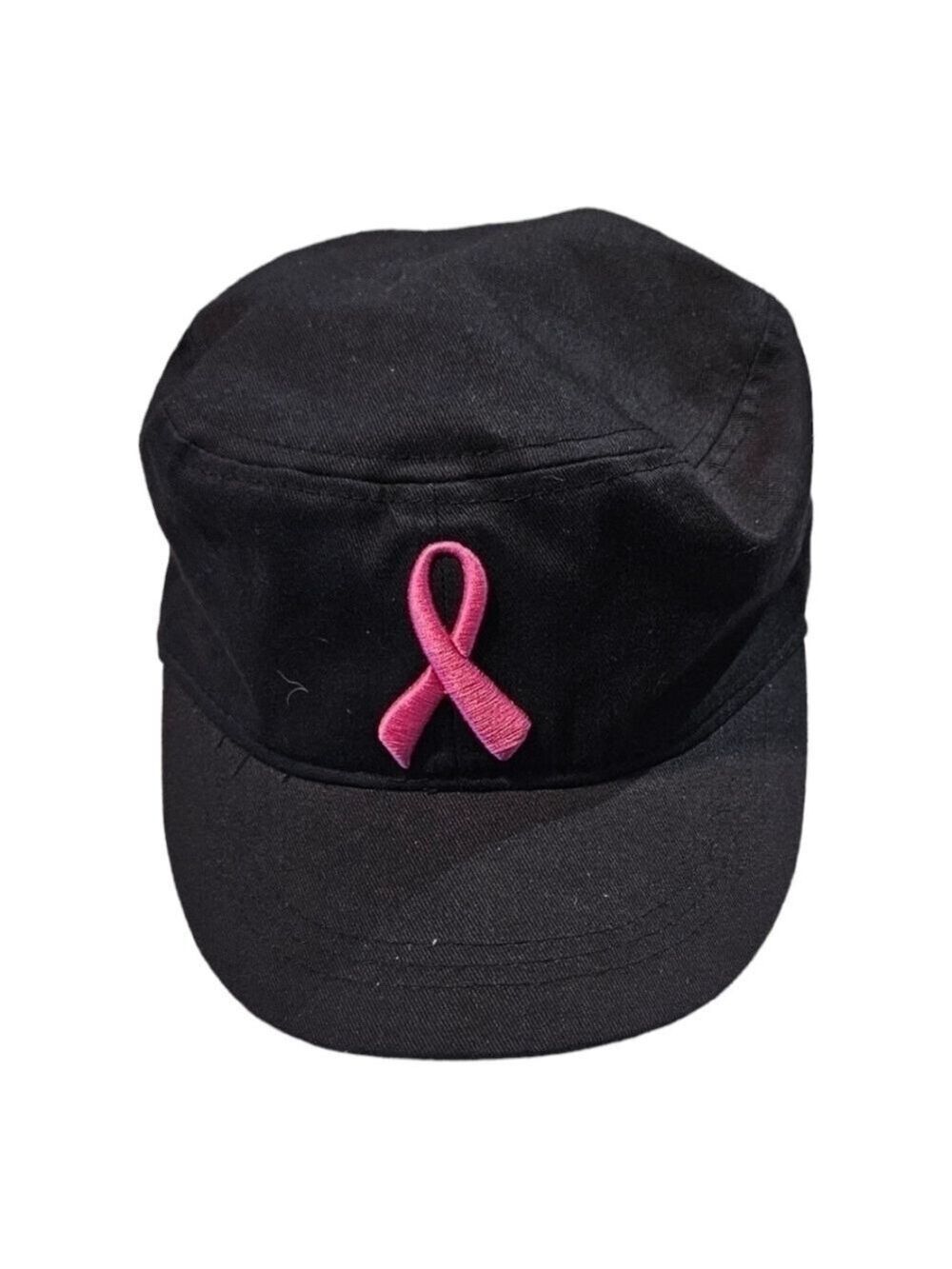 Ladies Support the Cure Black and Pink Hat - Picture 3 of 15